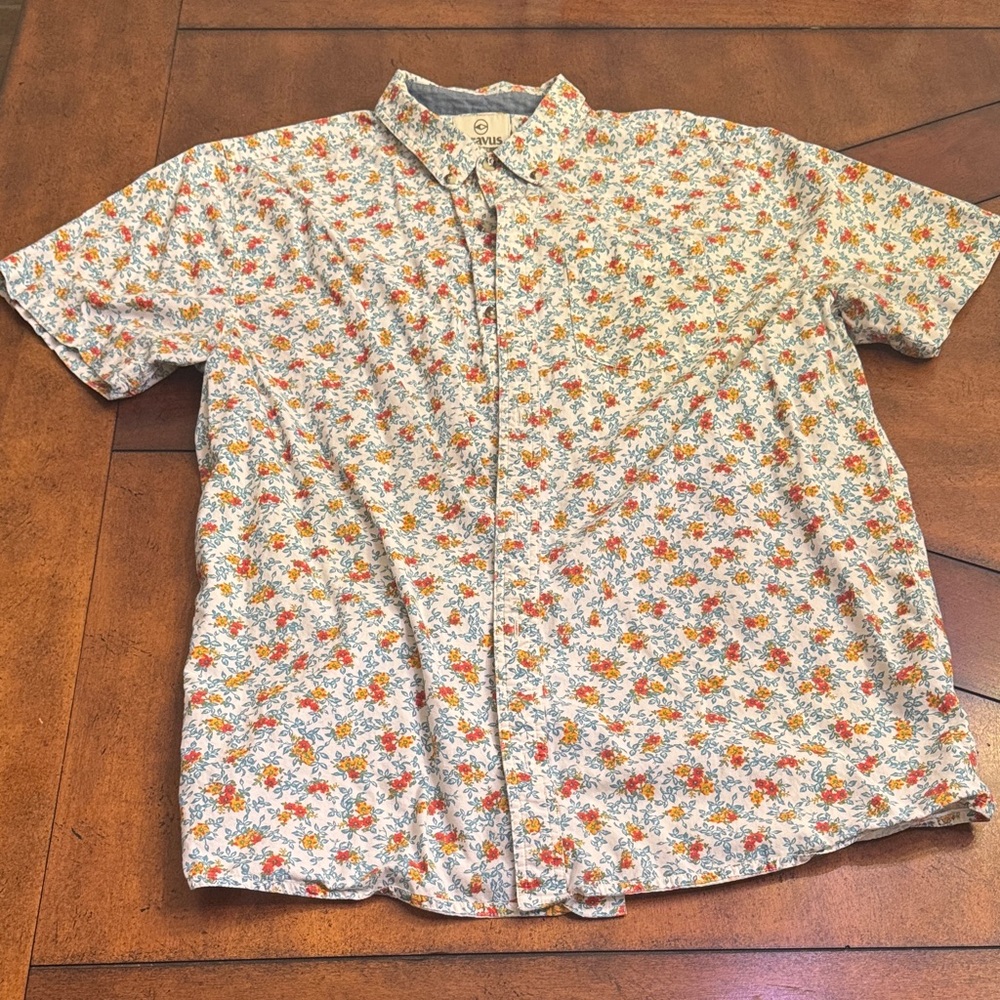 Vibrant Floral Casual Shirt for Men
